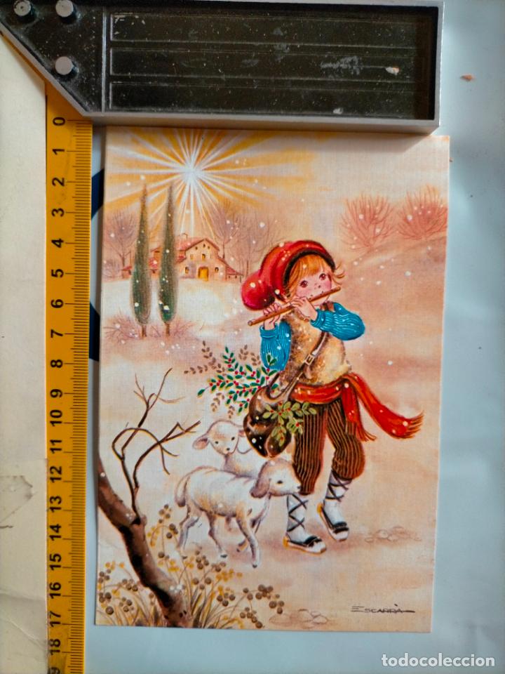 Postales: REFERENCIA MUESTRAS : FELICITACION NAVIDAD DESPEGADA DE MUESTRARIO O ALBUM DE TIENDA . LEER