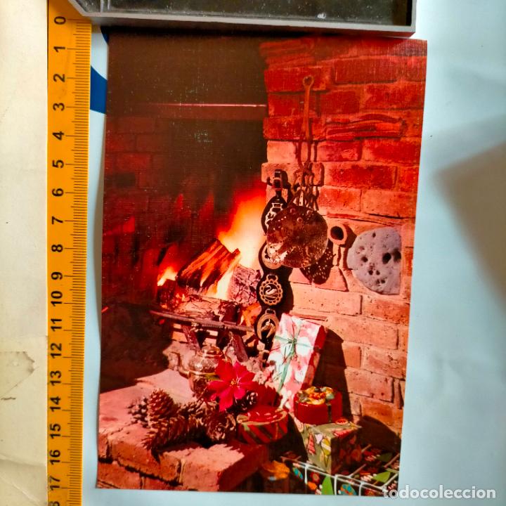 Postales: REFERENCIA MUESTRAS : FELICITACION NAVIDAD DESPEGADA DE MUESTRARIO O ALBUM DE TIENDA . LEER