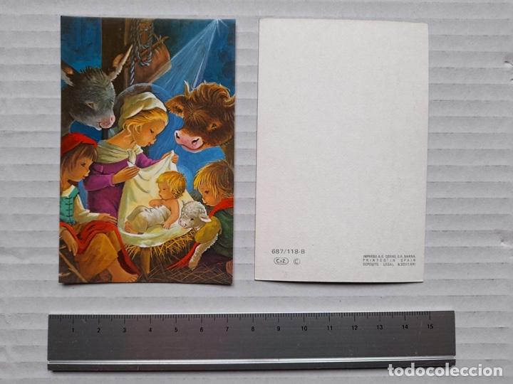 Postales: Christmas felicitaci&oacute;n Navidad. C. y Z. Nueva. Sin Usar. Virgen con Ni&ntilde;o Jes&uacute;s y ni&ntilde;os