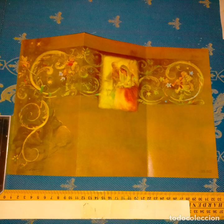 Postkarten: FELICITACION NAVIDAD - TROQUELADA DESPLEGABLE gigante 34 x 22.5 cm