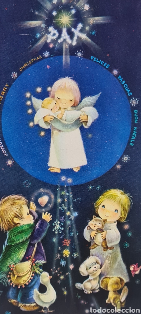 Cartes Postales: Preciosa postal de Navidad. Diptico. Vernet. CyZ. Escrita