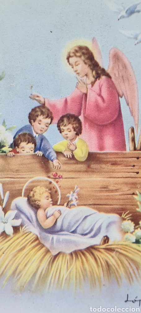 Postales: Preciosa postal de Navidad. L&oacute;pez - Foto 1