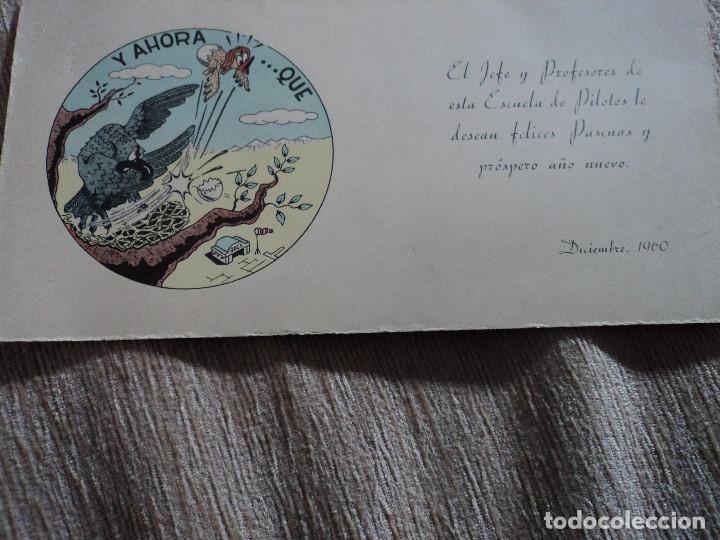 Postcards: felicitacion de navidad de la escuela de pilotos del RACE 1960
