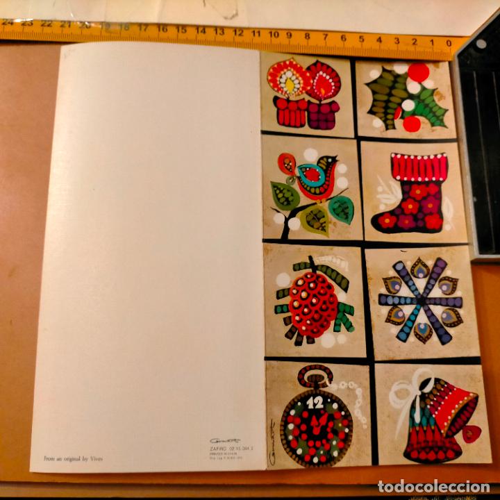 Postkarten: ANTIGUA ORIGINAL FELICITACION NAVIDE&Ntilde;A DE NAVIDAD - GRUART - DIPTICO SIN CIRCULAR