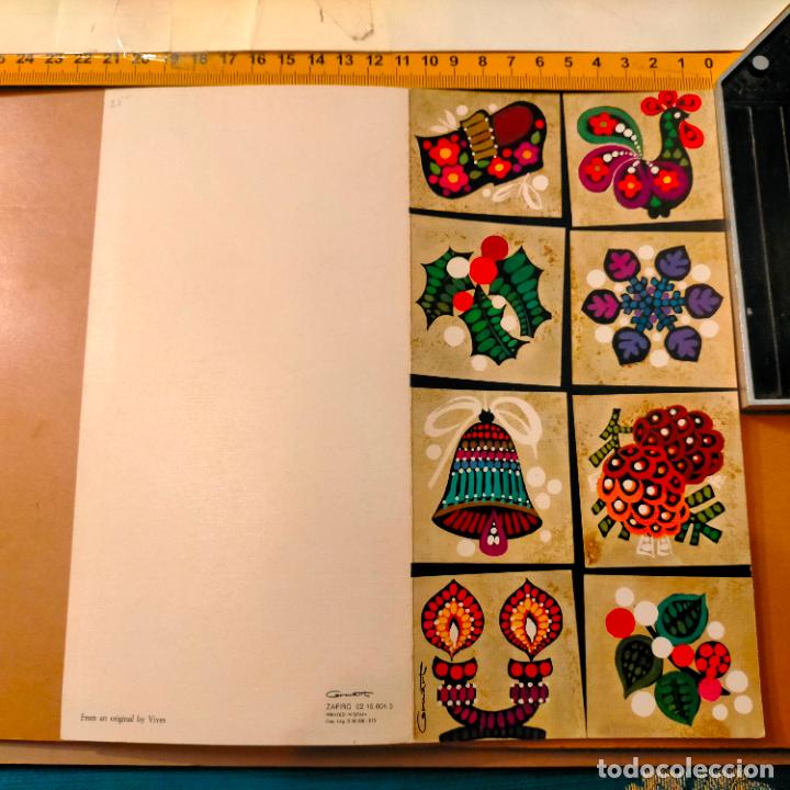 Postkarten: ANTIGUA ORIGINAL FELICITACION NAVIDE&Ntilde;A DE NAVIDAD - GRUART - DIPTICO SIN CIRCULAR