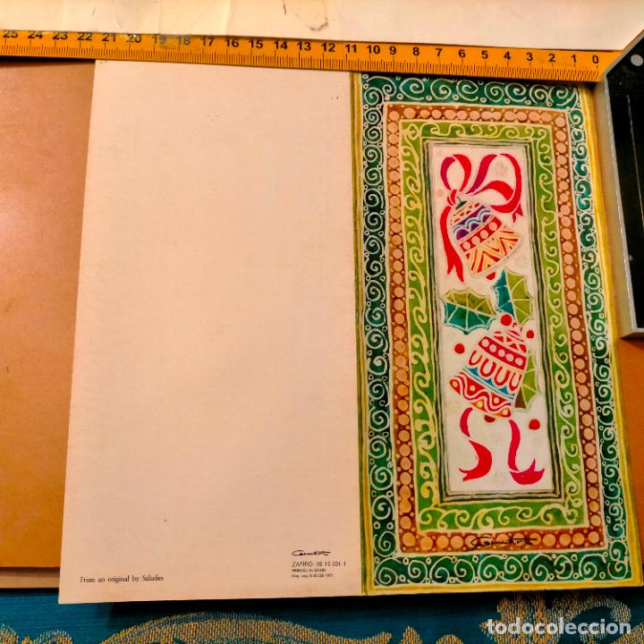 Postkarten: ANTIGUA ORIGINAL FELICITACION NAVIDE&Ntilde;A DE NAVIDAD - GRUART - DIPTICO SIN CIRCULAR
