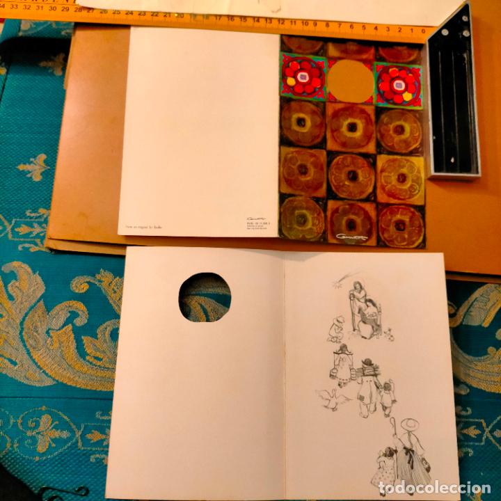 Postcards: ANTIGUA ORIGINAL FELICITACION NAVIDE&Ntilde;A DE NAVIDAD - GRUART - DIPTICO SIN CIRCULAR