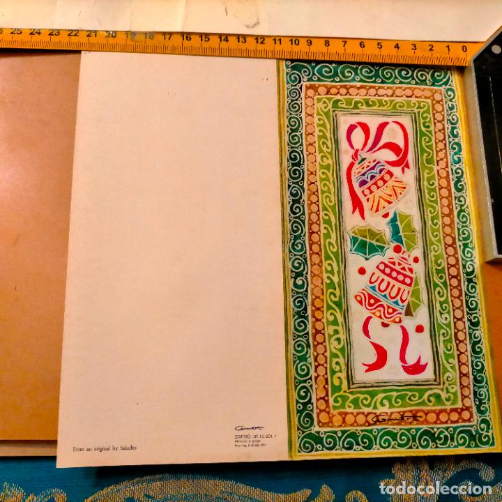 Postales: ANTIGUA ORIGINAL FELICITACION NAVIDE&Ntilde;A DE NAVIDAD - GRUART - DIPTICO SIN CIRCULAR