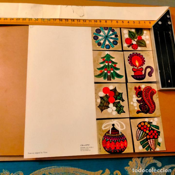 Postales: ANTIGUA ORIGINAL FELICITACION NAVIDE&Ntilde;A DE NAVIDAD - GRUART - DIPTICO SIN CIRCULAR