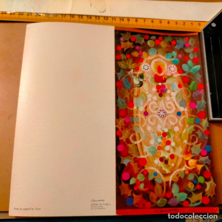 Postales: ANTIGUA ORIGINAL FELICITACION NAVIDE&Ntilde;A DE NAVIDAD - GRUART - DIPTICO SIN CIRCULAR
