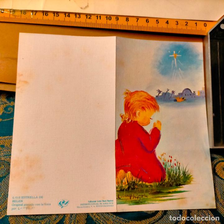 Postcards: ANTIGUA ORIGINAL FELICITACION NAVIDE&Ntilde;A DE NAVIDAD - OFERTA POR LOTES