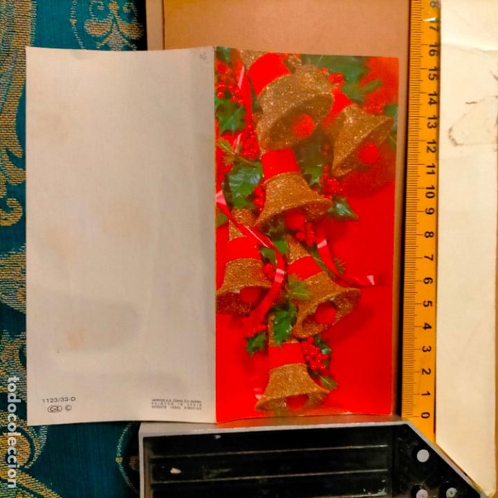 Postcards: ANTIGUA ORIGINAL FELICITACION NAVIDE&Ntilde;A DE NAVIDAD - OFERTA POR LOTES