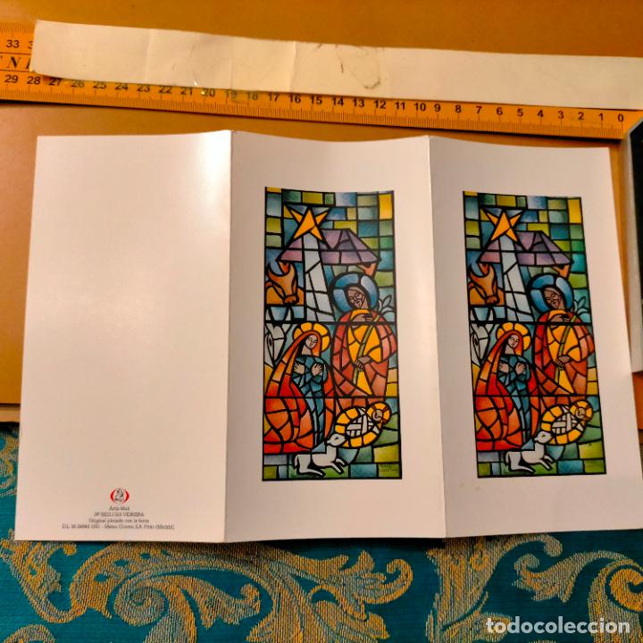 Postcards: ANTIGUA ORIGINAL FELICITACION NAVIDE&Ntilde;A DE NAVIDAD - OFERTA POR LOTES
