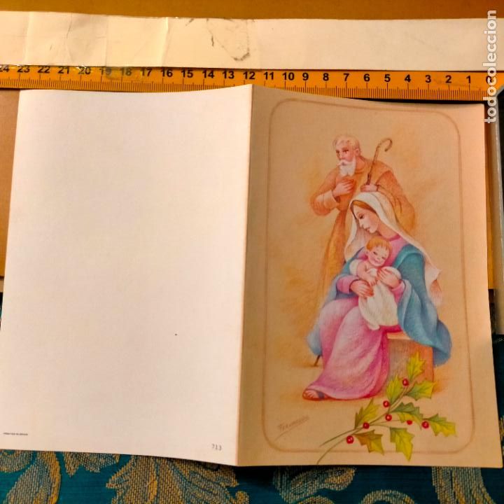 Postcards: ANTIGUA ORIGINAL FELICITACION NAVIDE&Ntilde;A DE NAVIDAD - OFERTA POR LOTES