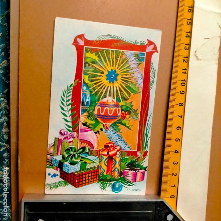 Postcards: ANTIGUA ORIGINAL FELICITACION NAVIDE&Ntilde;A DE NAVIDAD - OFERTA POR LOTES