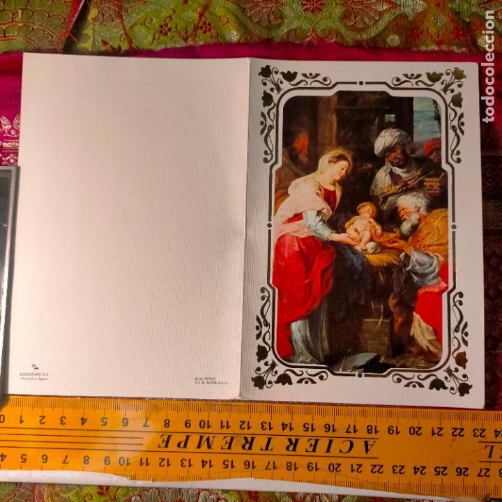 Postkarten: HAGA SU OFERTA FELICITACION DE NAVIDAD TARJETA NAVIDE&Ntilde;A Christmas DECORACION PORTAL DE BELEN O ARBOL