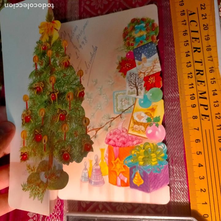 Postkarten: HAGA SU OFERTA FELICITACION DE NAVIDAD TARJETA NAVIDE&Ntilde;A Christmas DECORACION PORTAL DE BELEN O ARBOL