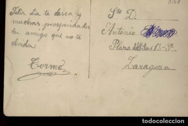 Postales: Felicitaci&oacute;n. / Postal circulada - Foto 2