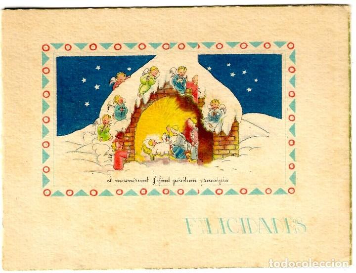 Cartes Postales: Felicitaci&oacute;n Navide&ntilde;a - 1958 - D&iacute;ptica 137x100mm. - Edita: MB