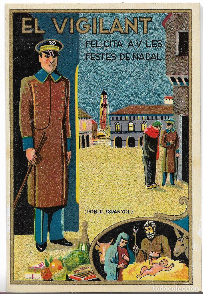 Postales: POSTAL ANTIGUA EN CATALAN A&Ntilde;OS 30/40 ** EL VIGILANT **