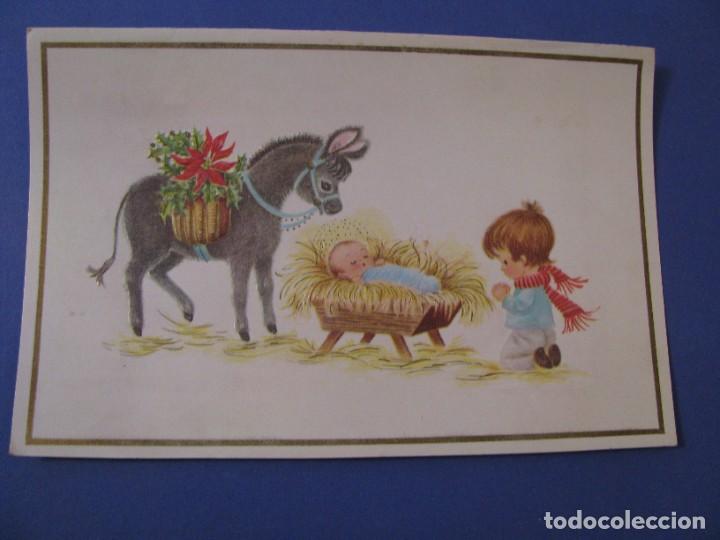 Cartes Postales: POSTAL DIPTICA DE NAVIDAD. IL. ?. ED. G. A SELECT CARD. IMAGEN CON RELIEVE. 19X12 CM. ESCRITA