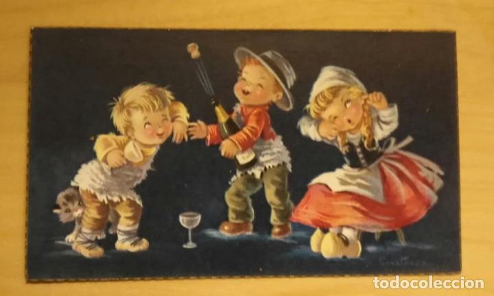 Postais: PN 34 Peque&ntilde;a Tarjeta Navide&ntilde;a - Contanza - C.yZ. 527/ 8 - Escrita