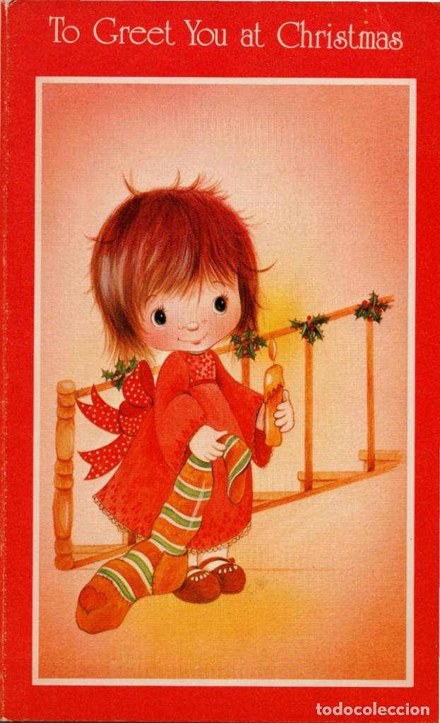 Postais: Felicitaci&oacute;n Navide&ntilde;a Inglesa - 7347 SY - D&iacute;ptica 177x110mm.