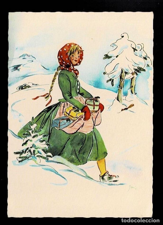 Postkarten: 0847E -DE CAMINO NAVIDE&Ntilde;O - EDIC. M. Nr. 6024- (ALEMANA) 14,8X10,5 CM - ILUSTRA JOOLE?