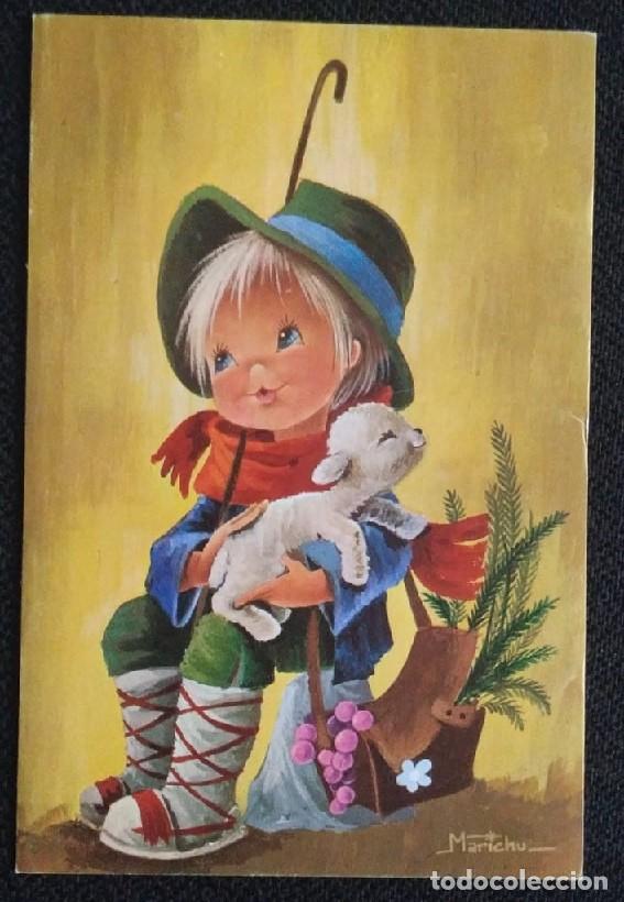 Postkarten: 0825D - MARICHU - EDICIONES CyZ - SERIE 1619.34.C &ndash; DIPTICA 11,8X7,8 CM