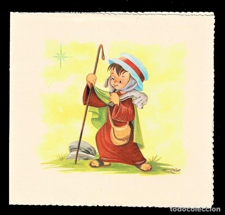 Postkarten: 0829D - HORNA- EDICIONES NEGURI SERIE 6019 N&ordm; 5 - DIPTICA 11,5X11 CM- IMPRESA 1960