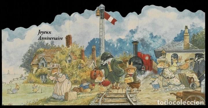 Cartoline: 0995H - BRIAN PATERSON- FOXWOOD TALES- DIS2. G.04.259.4710- TRIPTICA- TROQUELADA 17X11,5 CM CERRADA