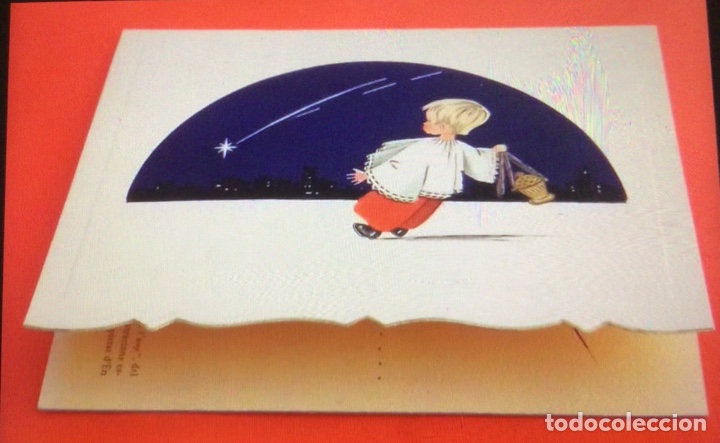 Postales: ANTIGUA POSTAL NAVIDAD-ORTIZ (MADRID) - Foto 2