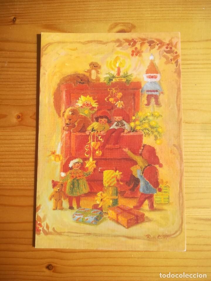 Postales: POSTAL NAVIDE&Ntilde;A - N&ordm; 011 - ASOCIACION DE PINTORES CON LA BOCA Y CON EL PIE - REGALOS DE NAVIDAD
