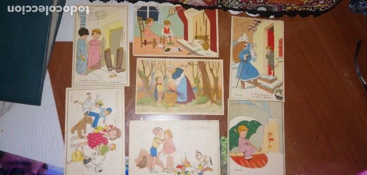 Postales: LOTE 6 POSTALES NAVIDAD - Foto 1