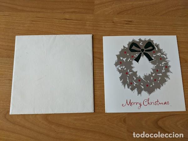 Cartes Postales: POSTAL NAVIDE&Ntilde;A CON SOBRE &laquo;CORONA&raquo; (SIN ESCRIBIR)