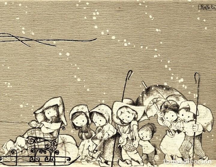 Postais: 0894M - EDICIONES SABADELL - SERIE AVET 3173 - DIPTICA 16,7X8,5 CM - DATA 1968 - ILUSTRA RAFELA