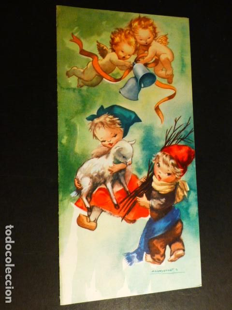 Postais: FELICITACION NAVIDAD MONTSERRAT BARTA ILUSTRADORA 10 X 19,5 CMTS