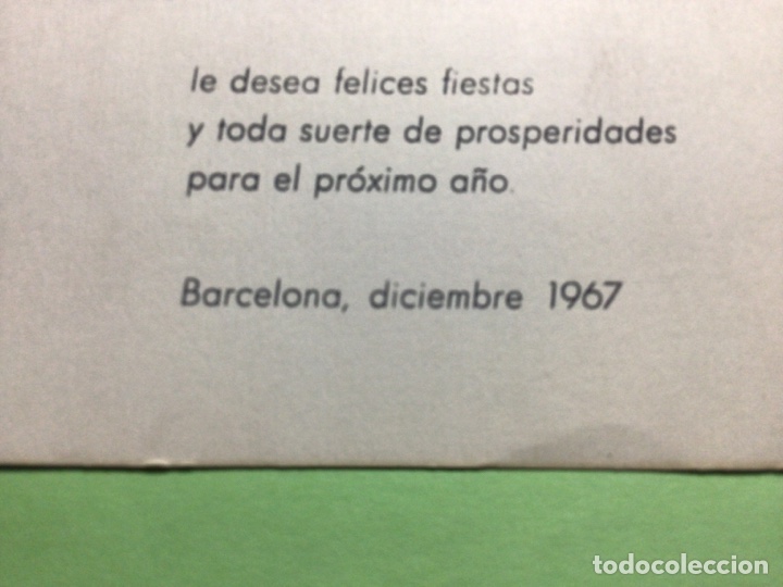 Postales: FELICITACI&Oacute;N NAVIDAD-A&ntilde;o 1967 - Foto 2