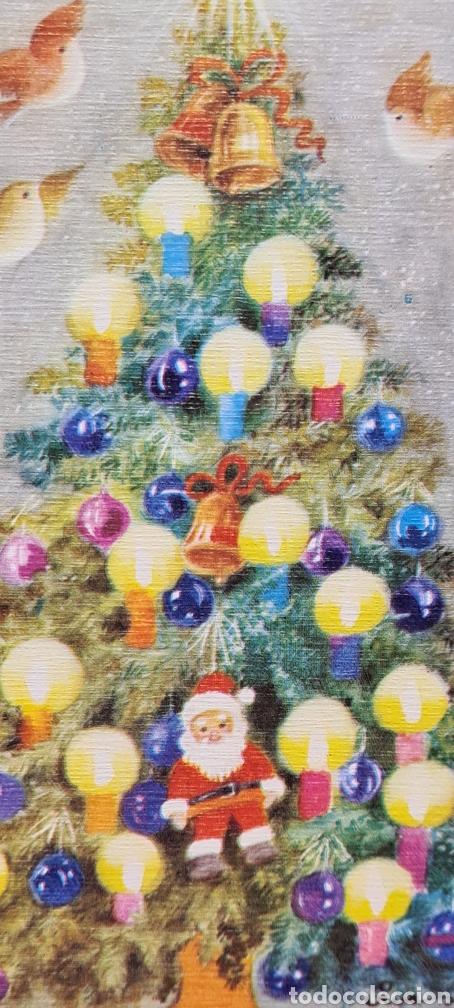 Postales: Preciosa postal de Navidad. Diptico. Vives. Escrita - Foto 1