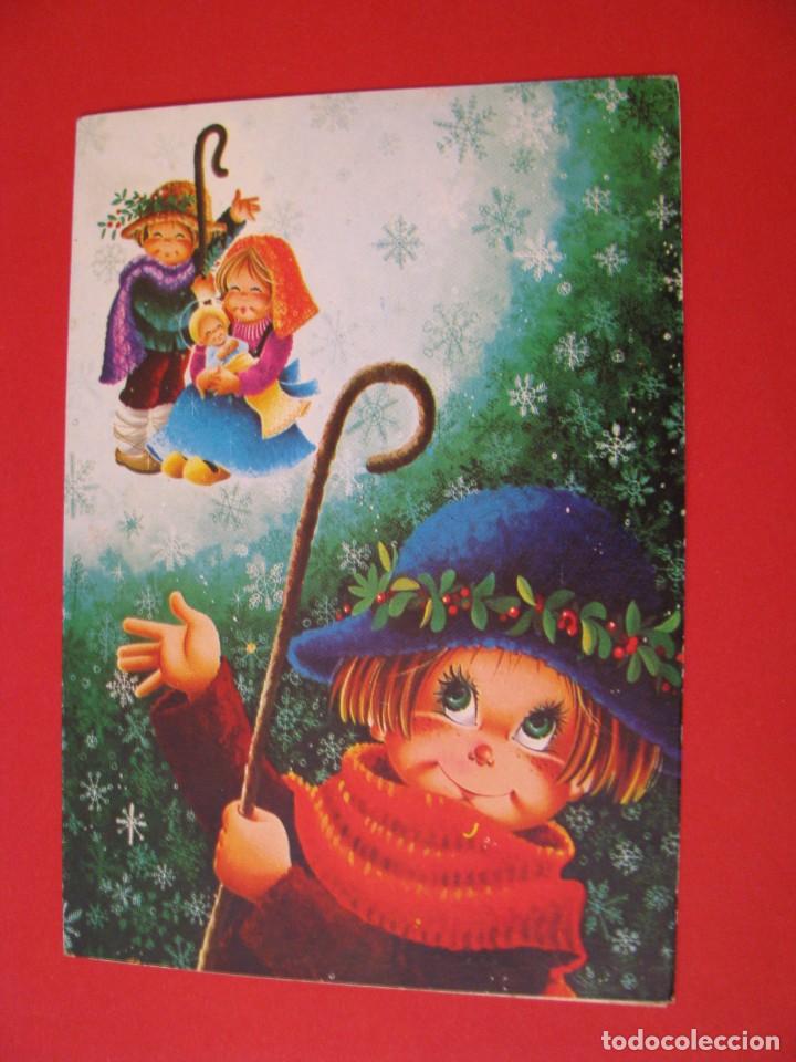 Postcards: POSTAL DIPTICA DE NAVIDAD. IL. ? ED. CREACIONES. ESCRITA 1983. 15,5X11 CM.