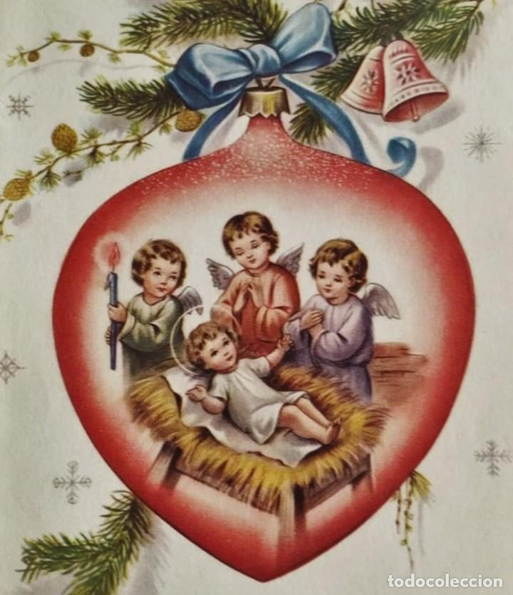 Postais: 0729X -ANGELITOS CUSTODIOS-EDIC. ALEMANAS KCG- VISION 2 - DIBUJO INTERIOR -14X9,8 CM CERRADA