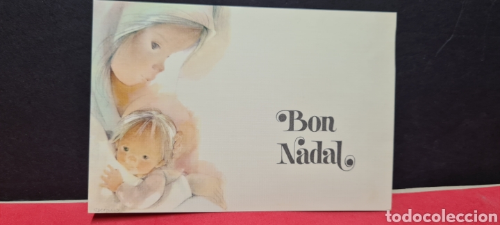 Postales: Preciosa postal de Navidad. Roser Puig. Escrita - Foto 2