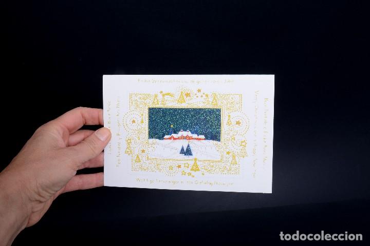 Postales: Lote de 6 postales de Navidad d&iacute;pticos sin circular - Foto 3