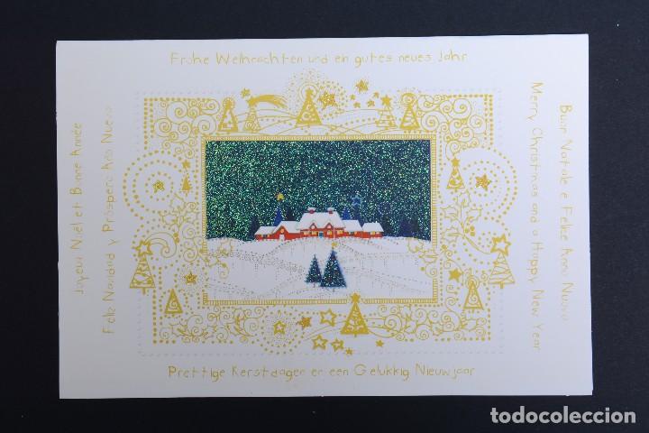 Postales: Lote de 6 postales de Navidad d&iacute;pticos sin circular - Foto 4