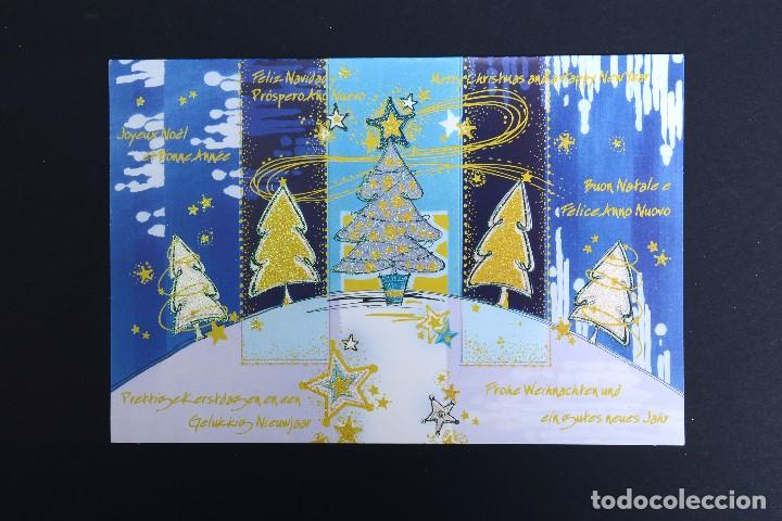 Postales: Lote de 6 postales de Navidad d&iacute;pticos sin circular - Foto 7