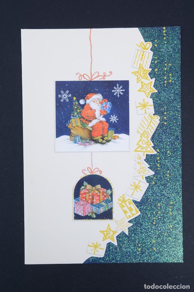 Postales: Lote de 6 postales de Navidad d&iacute;pticos sin circular - Foto 8