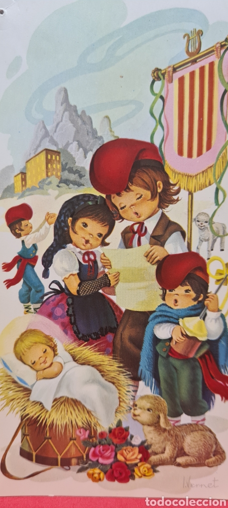 Cartes Postales: Preciosa postal de Navidad. Diptico. Vernet. CyZ. Escrita