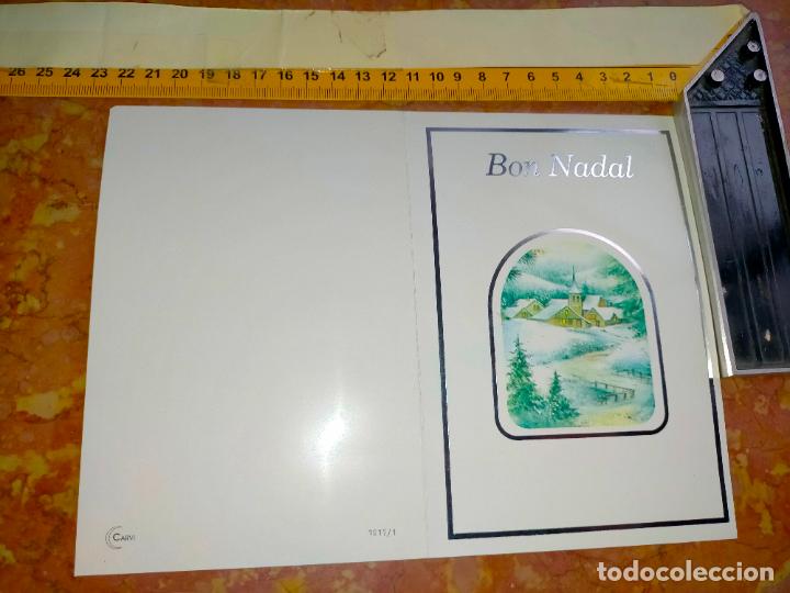 Postcards: escucho ofertas - antigua felicitacion navide&ntilde;a christmas escrita belen nacimiento