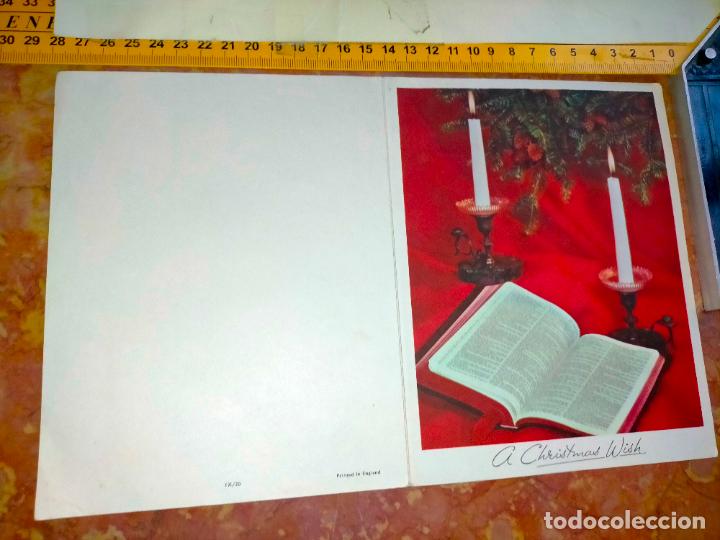 Postkarten: escucho ofertas - antigua felicitacion navide&ntilde;a christmas escrita belen nacimiento