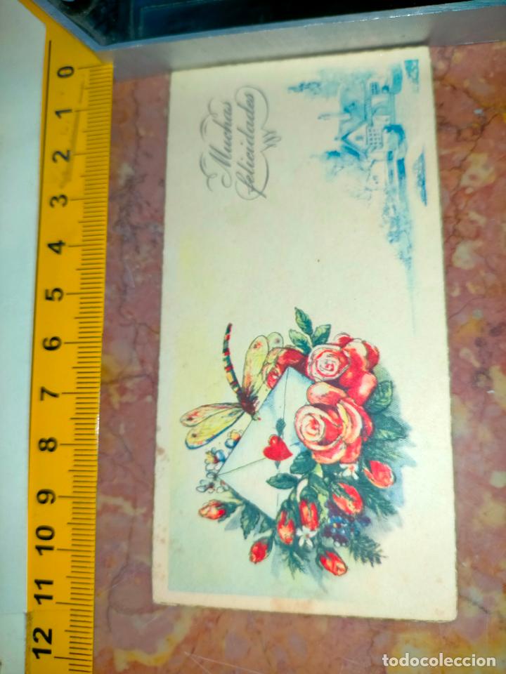 Postkarten: escucho ofertas - antigua felicitacion navide&ntilde;a christmas escrita belen nacimiento
